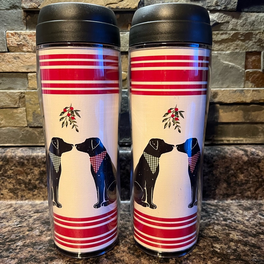 Dog tumblers set of 2